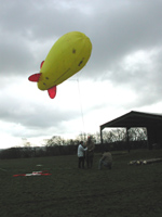 launching the balloon
