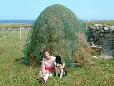 anne and bran at the haystack
