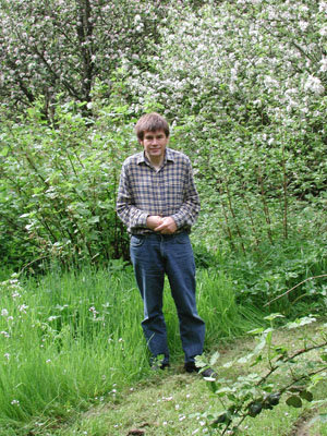 John and the apple blossom