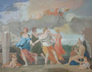Copy of a painting by Poussin
